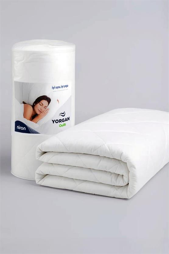 Niron Çift Kişilik Yorgan 195x215 – Mikrofiber Kumaş, 200 g/m² Silikon Elyaf Dolgu