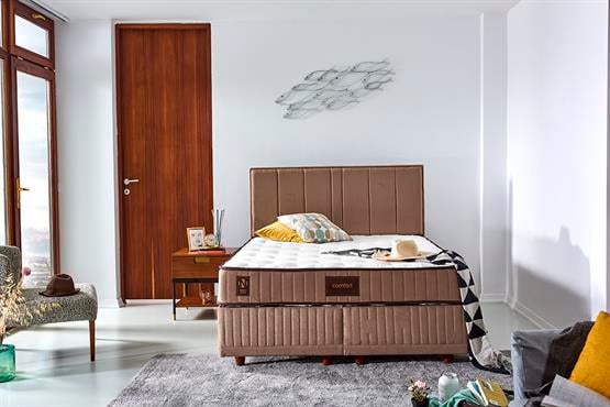 Niron Comfort 120x200 cm Geniş Tek Kişilik Lüks Ortopedik Yumuşak Yatak