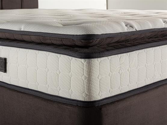 Niron King 90x200 cm Tam Ergonomik Pedli Lüks Yatak Tek Kişilik Orta Sert Özel Yatak