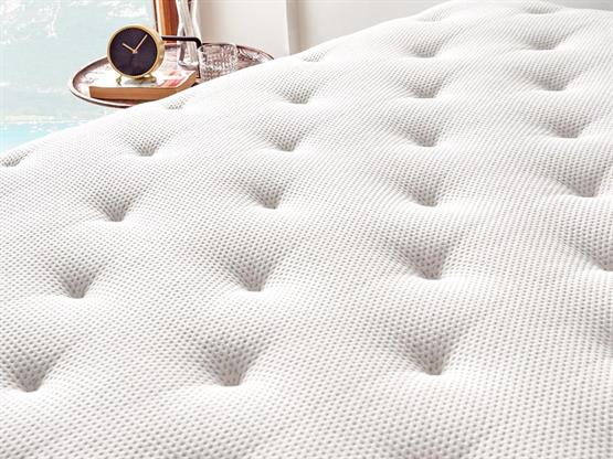 Niron Majesty Yatak 200x200 Çift Kişilik Pedli Ekstra Lüks Yumuşak Yatak Pamuklu Keten Kumaş 30 cm