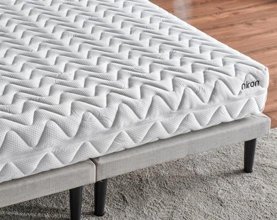 Niron Pocket 160x200 cm Çift Kişilik Yatak Katlanır Baza Başlık Takımı - Katlanır Baza, Başlık ve Yatak Seti