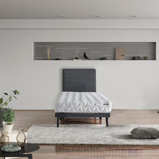 Niron Pocket 90x190 cm Tek Kişilik Yatak Katlanır Baza Başlık Takımı - Katlanır Baza, Başlık ve Yatak Seti