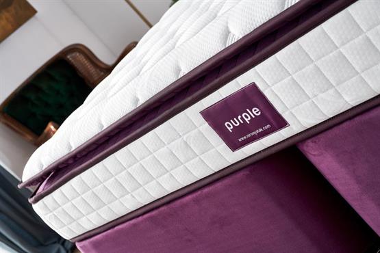 Niron Purple 90x190 Tek Kişilik Pedli Yatak Full Ortopedik Yaylı Yatak