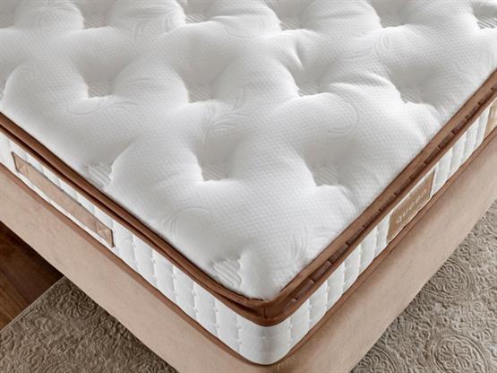 Niron Queen 100x200 cm Tam Ergonomik Pedli Lüks Yatak Tek Kişilik Orta Sert Özel Yatak