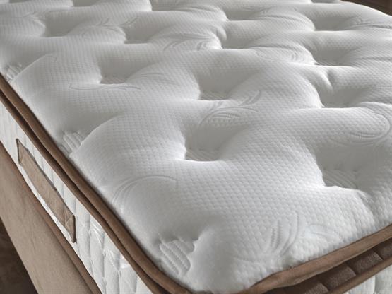 Niron Queen Tek Kişilik Pedli Yatak Seti - Sütlü Kahve Kumaş Baza, Başlık ve Yatak Takımı