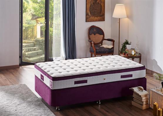 Niron Violet 100x200 Tek Kişilik Gizli Pedli Yatak Full Ortopedik Yaylı Yatak