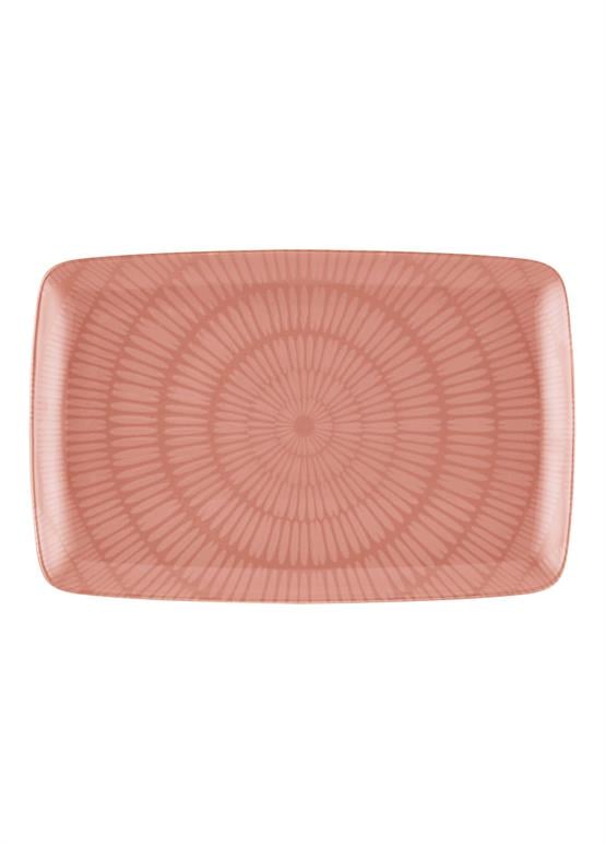 The Mia Noon Dikdörtgen Servis Somon 34x25 cm