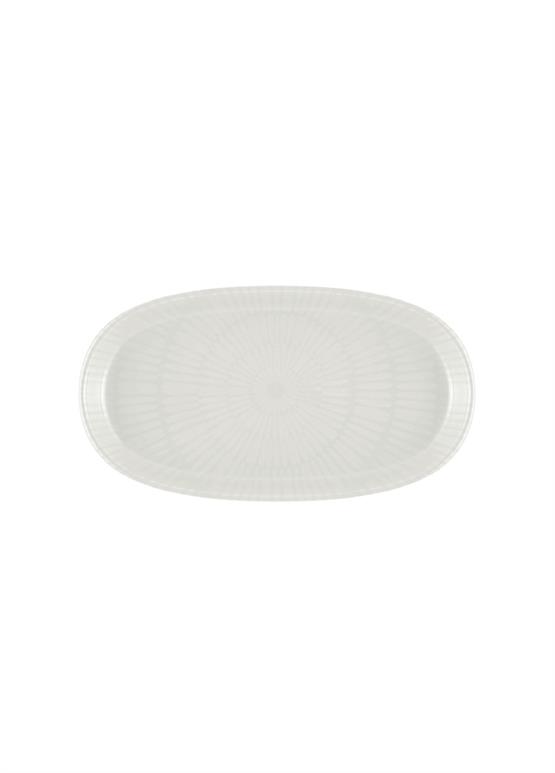 The Mia Noon Oval Servis 2li Krem 26 cm