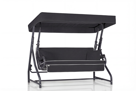 Erinöz Olea 3 Kişilik Bahçe Balkon Teras Salıncağı - Antrasit