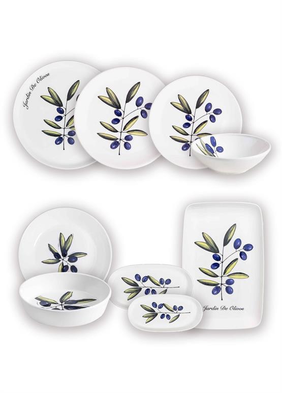 The Mia Olivos 6 Kişilik Yemek Talımı 31 Parça Set 1