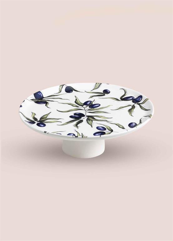 The Mia Olivos Ayaklı Servis Tabağı 10x30 cm OVS0010