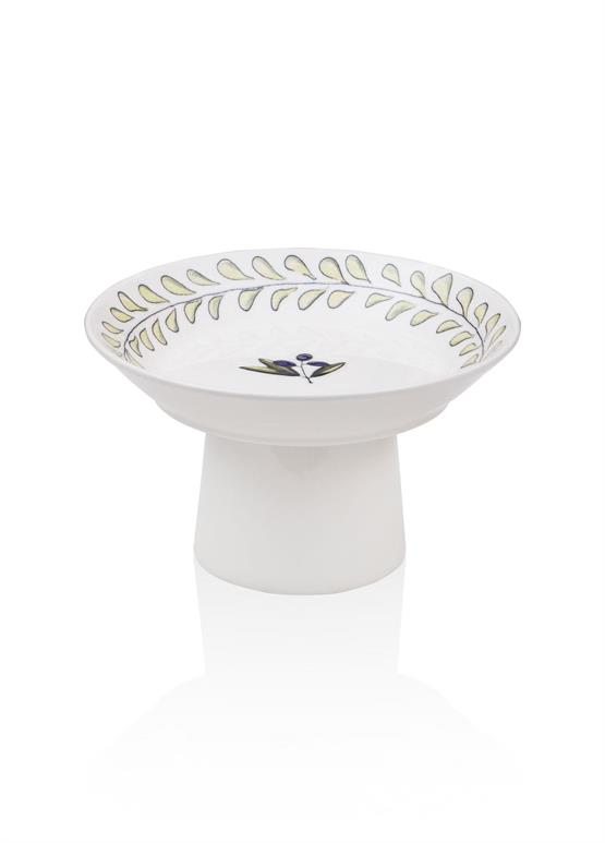 The Mia Olivos Ayaklı Servis Tabağı 20 cm