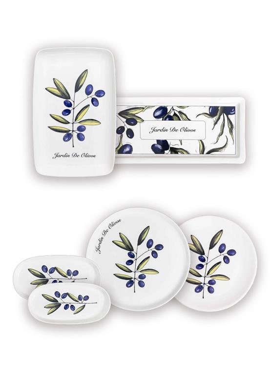 The Mia Olivos Kahvaltı Takımı 6 Kişilik 15 Parça Set 1