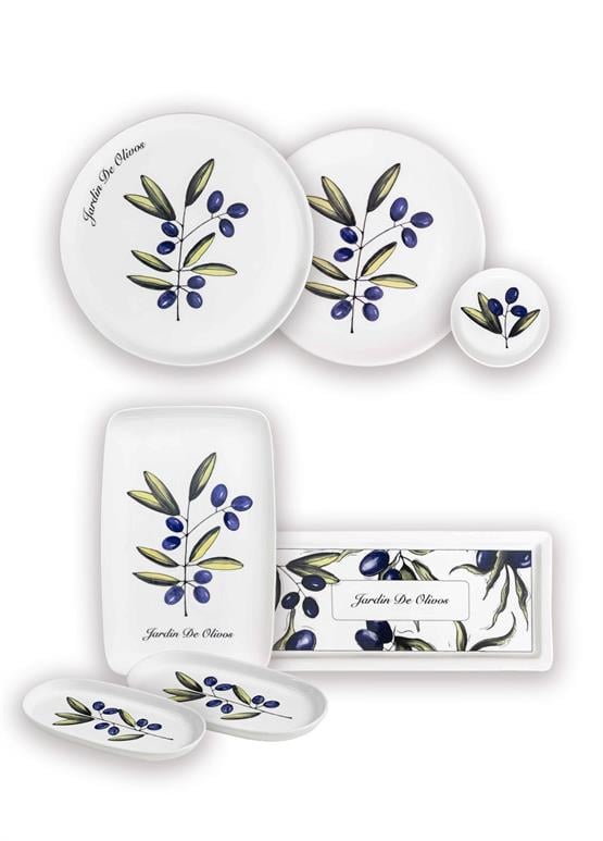 The Mia Olivos Kahvaltı Takımı 6 Kişilik 19 Parça Set 1