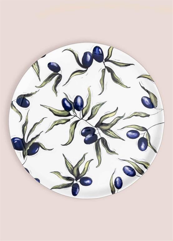 The Mia Olivos Servis Tabağı 30 Cm OVS0006