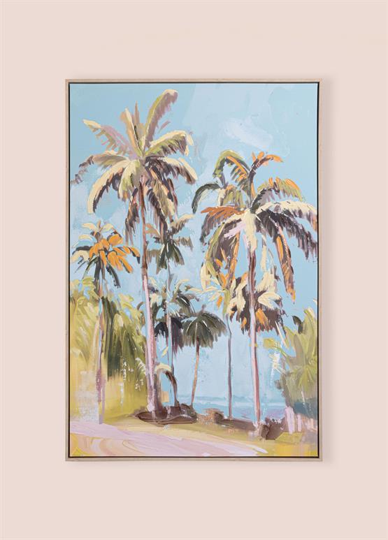 The Mia Palm Kanvas Tablo 80x120 cm TBL0086