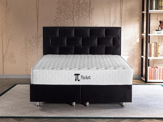 Pinotte Pi Pocket Çift Kişilik Lüks Full Ortopedik Paket Yaylı Yumuşak Yatak 200x200 cm