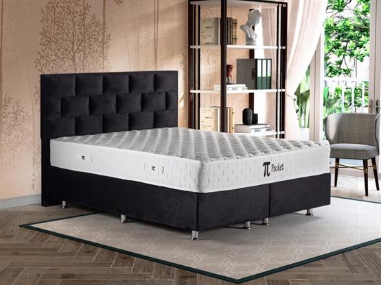 Pinotte Pi Pocket Çift Kişilik Lüks Full Ortopedik Paket Yaylı Yumuşak Yatak 160x200 cm