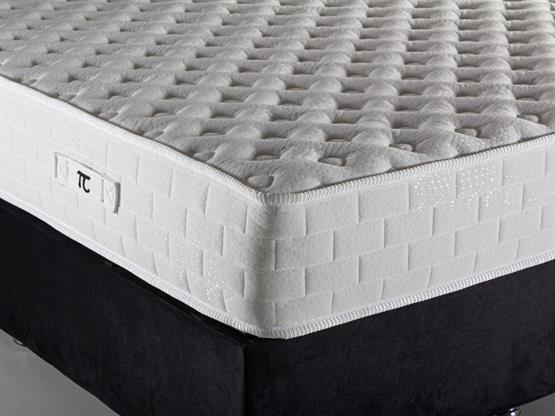 Pinotte Pi Pocket Tek Kişilik Lüks Full Ortopedik Paket Yaylı Yumuşak Yatak 90x190 cm