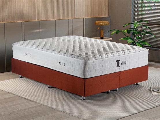 Pinotte Pi Visco Tek Kişilik Lüks Full Ortopedik Pakey Yaylı Yumuşak Yatak 90x200 cm