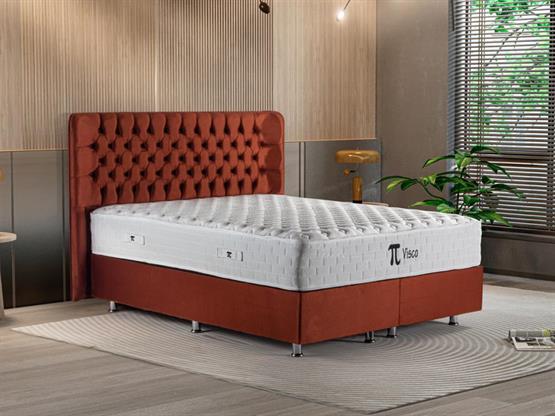 Pinotte Pi Visco Tek Kişilik Lüks Full Ortopedik Pakey Yaylı Yumuşak Yatak 90x190 cm