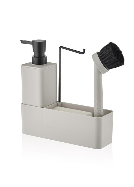 The Mia Plain Sıvı Sabunluk Seti Bej