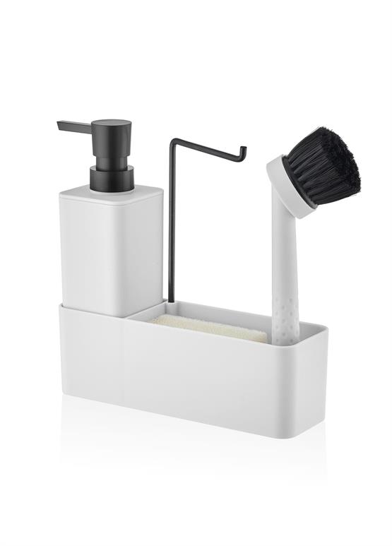 The Mia Plain Sıvı Sabunluk Seti Beyaz