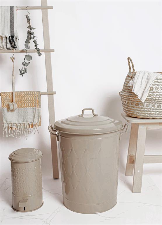 The Mia Prizma Çamaşır Sepeti Karamel