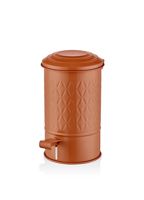 The Mia Prizma Çöp Kovası Banyo Terracota 5 Lt
