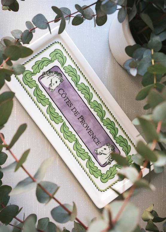 The Mia Provence Lavanta Dikdörtgen Servis 35x16 cm PRC007