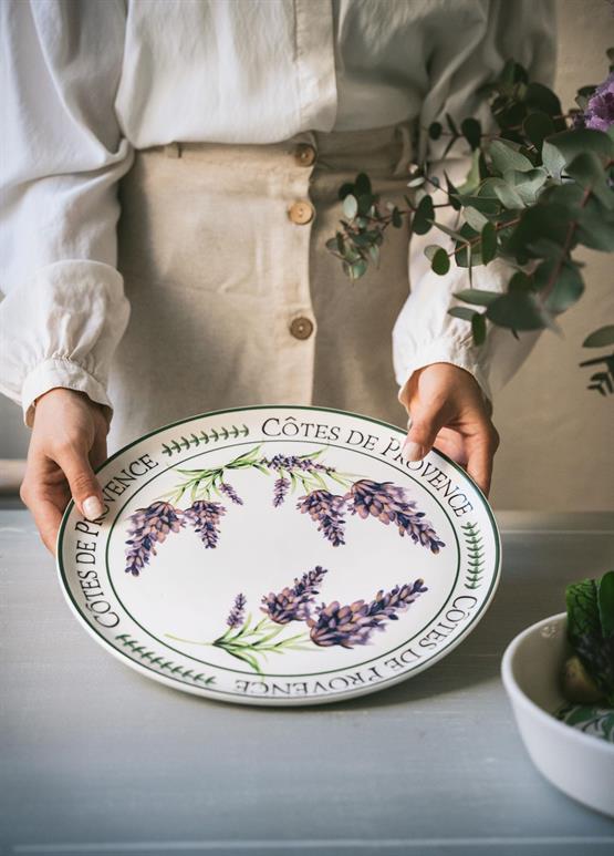 The Mia Provence Lavanta Servis Tabağı 30 Cm PRC0005