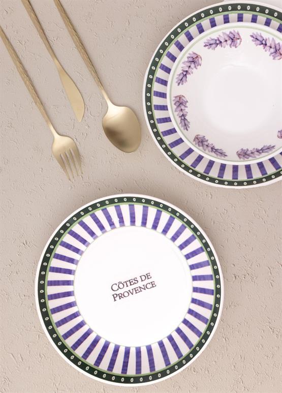 The Mia Provence Yemek Tabağı 6lı Set 20 cm