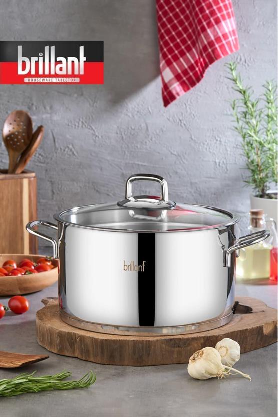 Brillant Queen Çelik Tencere 28 cm