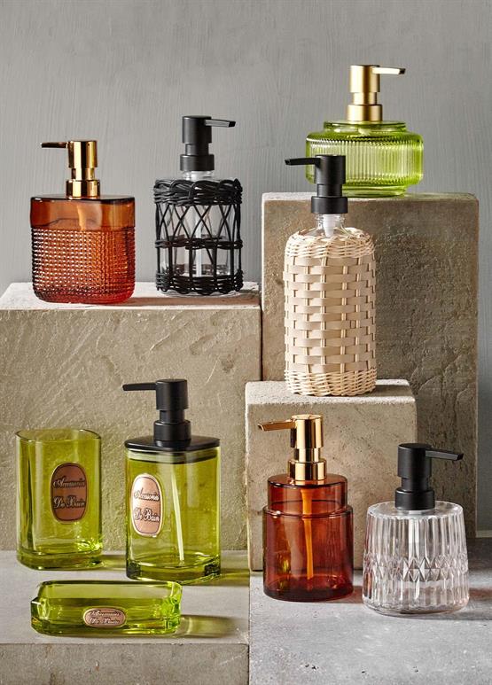 The Mia Rattan Sıvı Sabunluk Siyah 330 ml