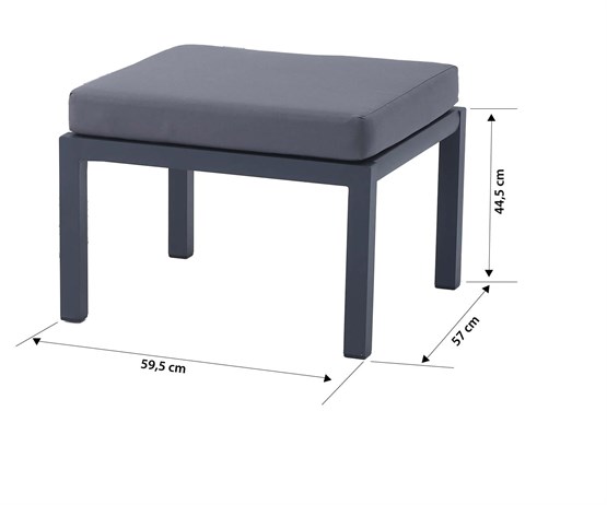 Erinöz Rimini Bahçe Balkon Oturma Grubu 2+1+1+Sehpa