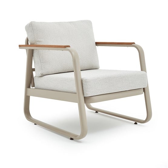 Erinöz Rio Bahçe Balkon Tekli Koltuk - Kum Rengi