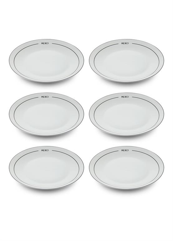 The Mia Round Pasta Tabağı 6 Kişilik