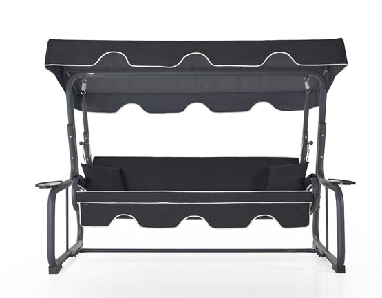 Erinöz Rubus 4 Kişilik Bahçe Balkon Teras Salıncağı - Antrasit