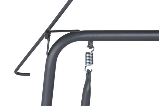 Erinöz Ruta 3 Kişilik Sabit Bahçe Balkon Teras Salıncağı - Antrasit