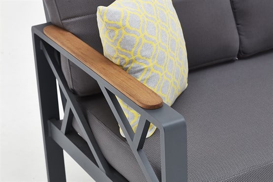 Erinöz Santos Bahçe Balkon Üçlü Koltuk