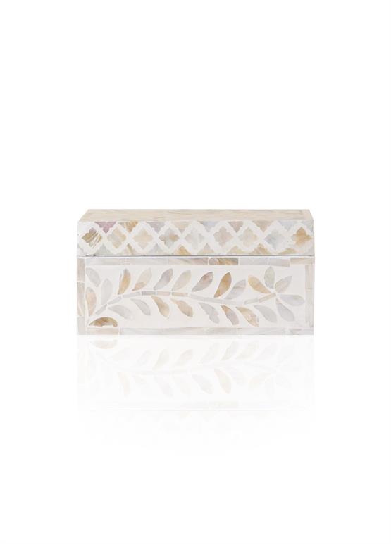 The Mia Sedef Dikdörtgen Kutu 21x12x10 cm TLC0072