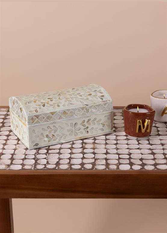 The Mia Sedef Kutu Dikdörtgen 25x15x12 cm TLC0077