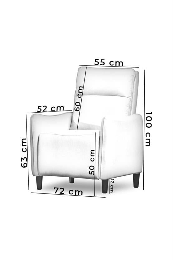 Serenity TV Koltuğu Push Back Baba Koltuğu – Fonksiyonel Tekli Berjer, Uzanma Fonksiyonlu Koltuk