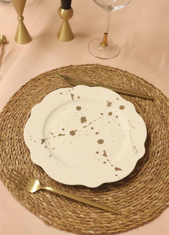 The Mia Splash Pasta Tabağı 6 Parça 21 Cm