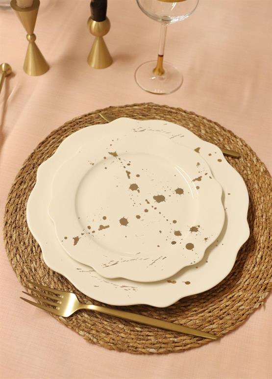 The Mia Splash Servis Tabağı 6 Parça 27 Cm