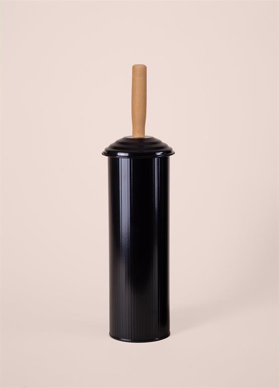 The Mia Stripe Tuvalet Fırçası Siyah