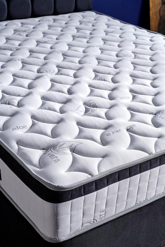 Tek Kişilik Full Ortopedik Sert Yatak 90x190 cm Aloe Vera Yatak
