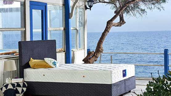 Tek Kişilik Lüks Full Ortopedik Yatak 80x180 cm Niron Blue