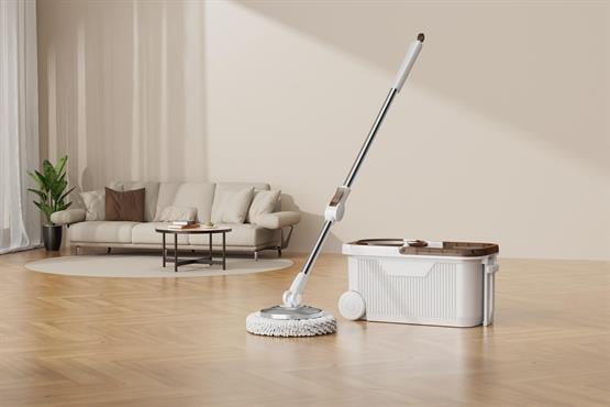 VICHY Mop Sap Seti (Ayarlanabilir Alüminyum Sap-Çelik  Mop Başlığı,Mikrofiber Bez)  3lü Set VCH-6681