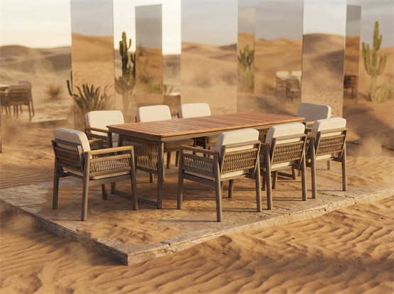 Erinöz Valentin Masa Sandalye Takımı